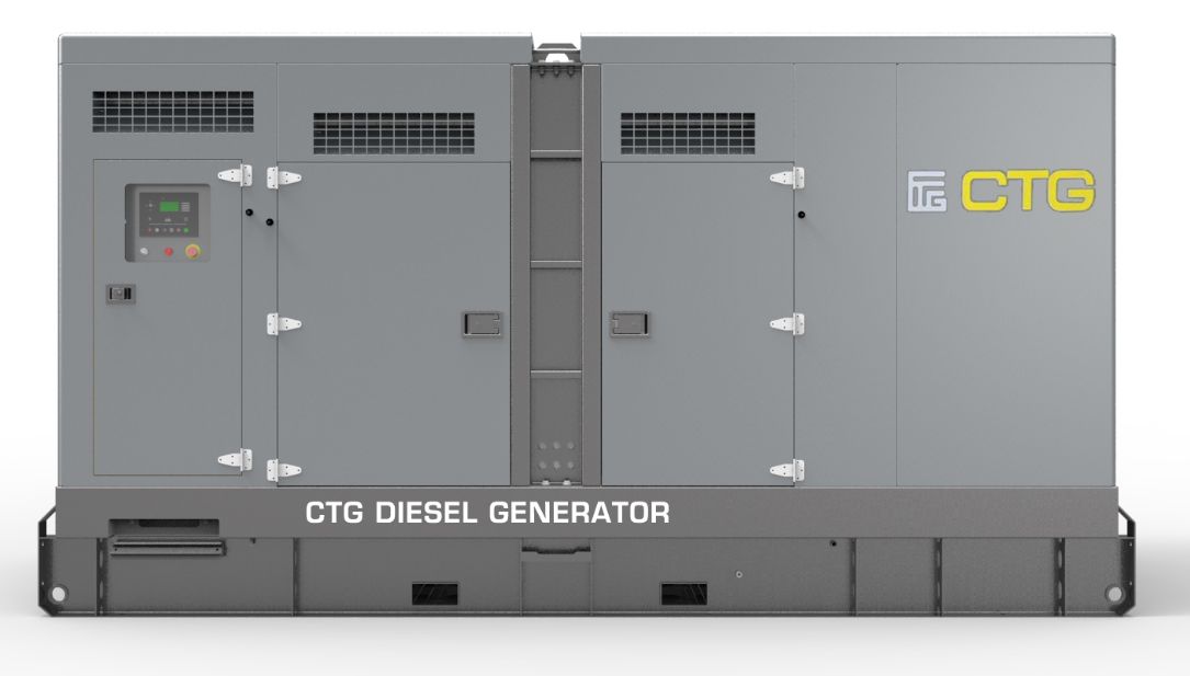 Дизельный генератор 600 кВт CTG 825D в кожухе