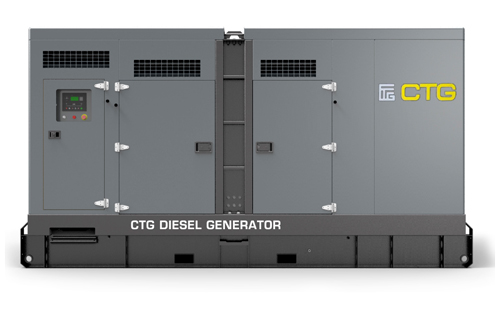 Дизельный генератор 160 кВт CTG 220PS в кожухе