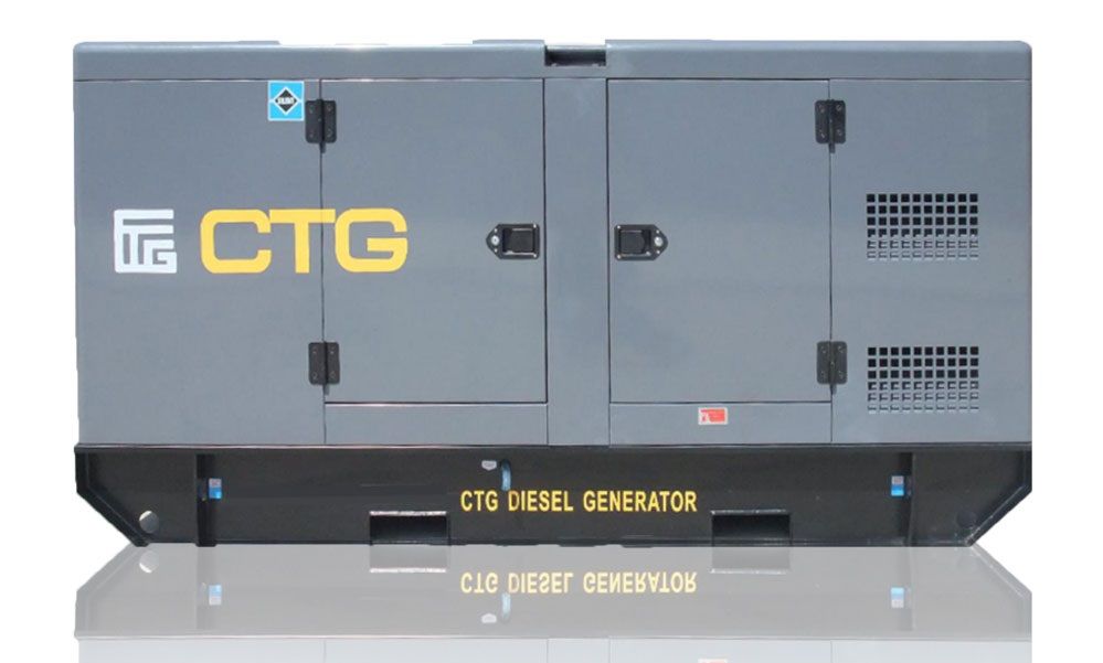 Дизельный генератор CTG AD-440RES в кожухе