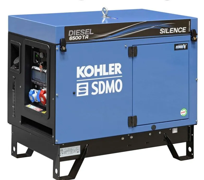 Дизель генератор KOHLER-SDMO DIESEL 6500 TA SILENCE C5 в кожухе